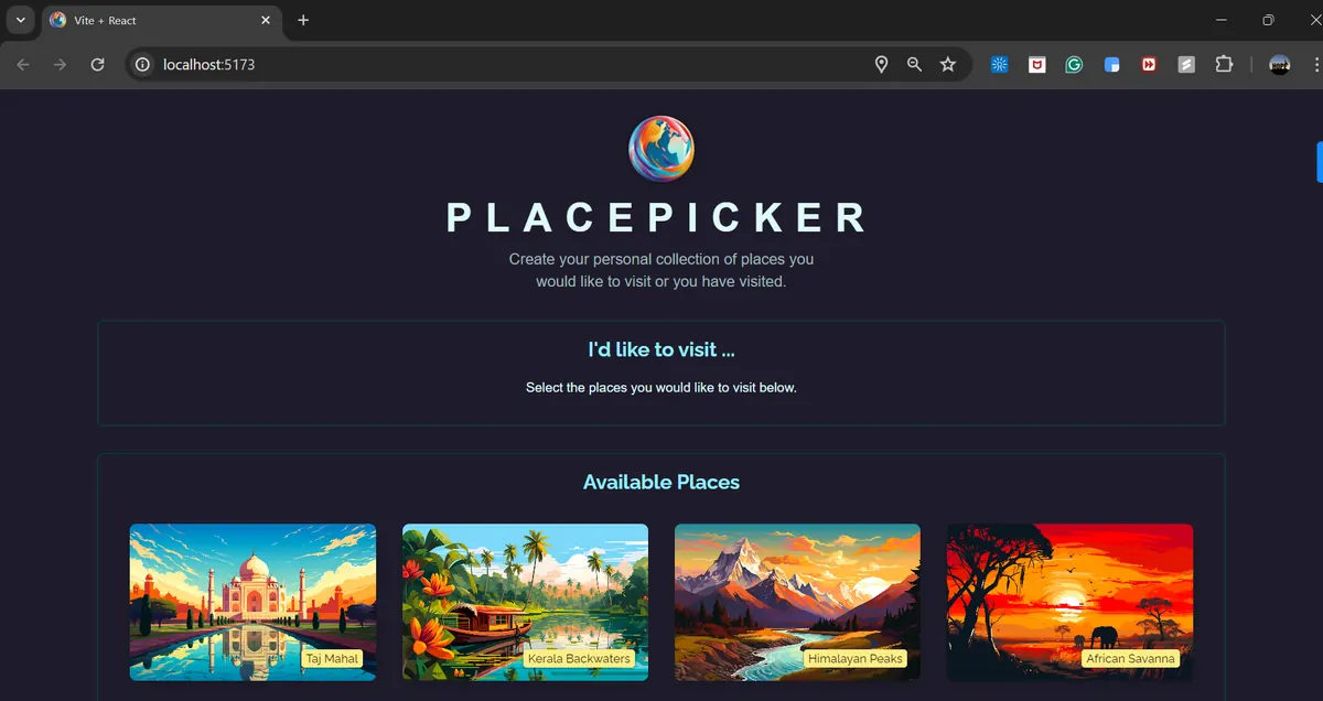 Place Picker screenshot