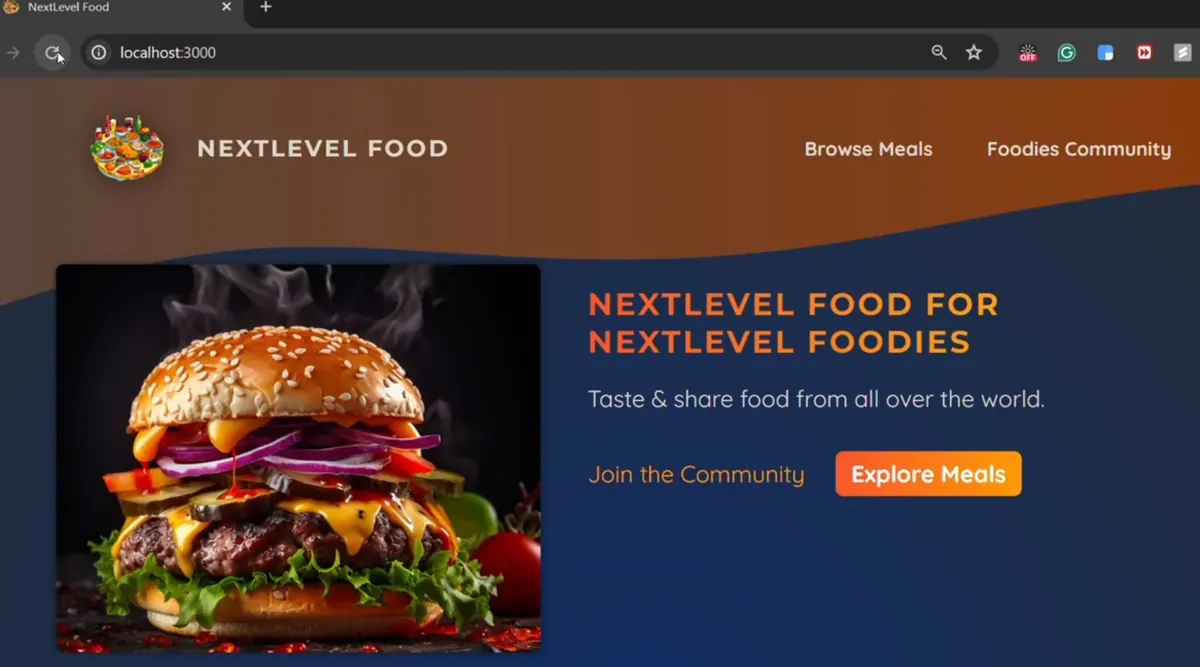 Foodie Community Platform screenshot